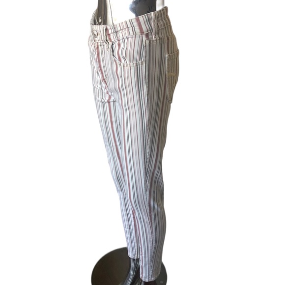 Striped Straight Leg American Eagle Pants 4 - Picture 4 of 6